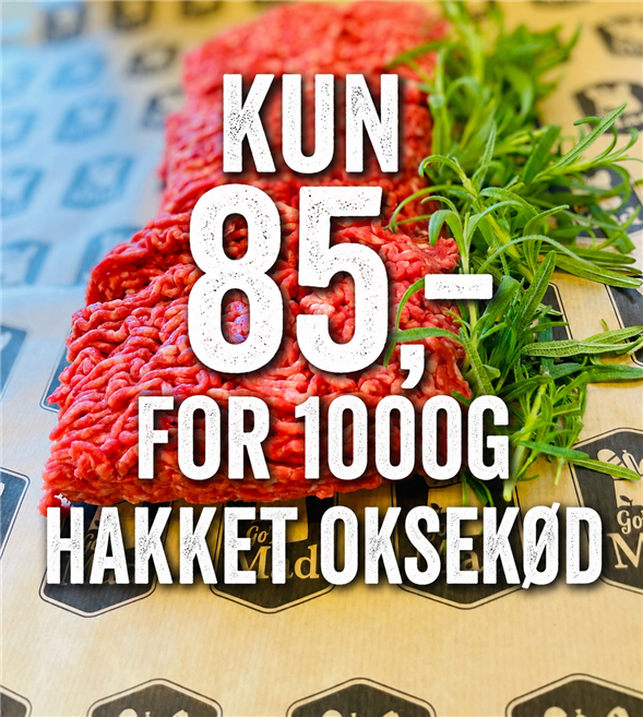 Hakket oksekød